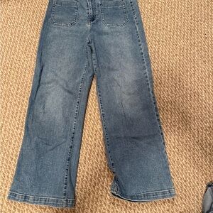 Just Black Women's Flare Jeans in Classic Blue